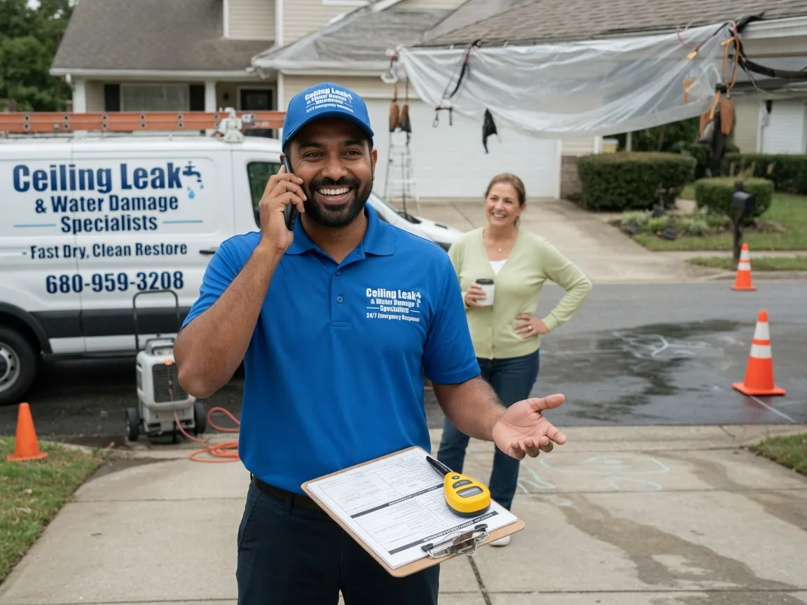 Ceiling Leak Cleanup Dresher, PA FAQs